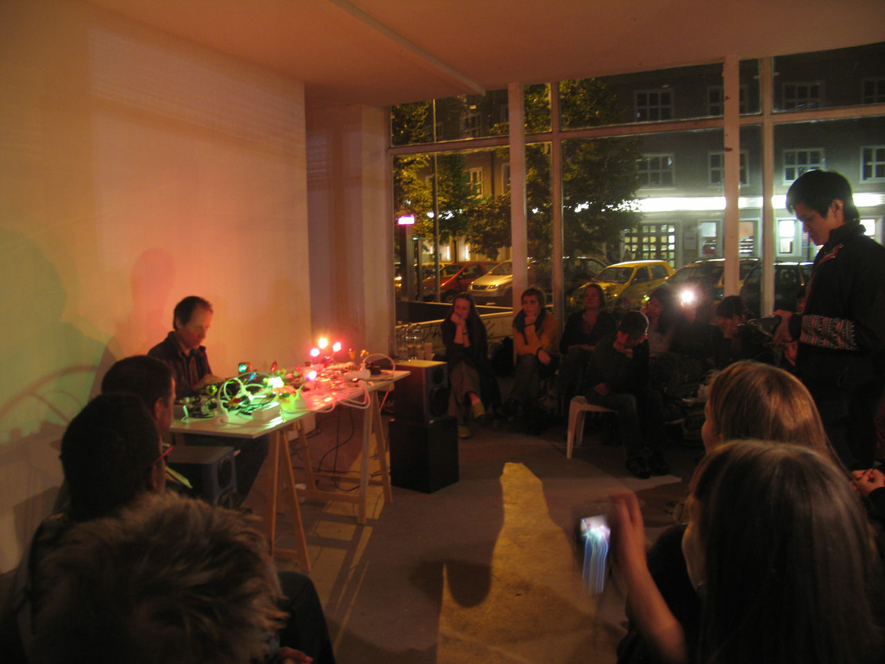 Photographic documentation of RYLLEGA Berlin (Audio-visual performance by Michael Vorfeld, 17 September 2008)